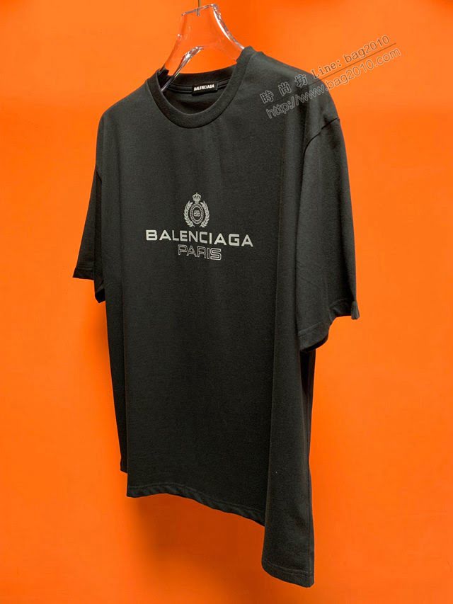 Balenciaga男T恤 2020新款 頂級版本 OS寬鬆版型 巴黎世家男短袖衣  tzy2440
